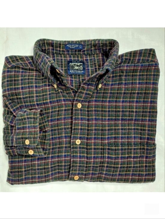 Britches Other - Britches Hunter Green Plaid Long Sleeve Flannel Shirt